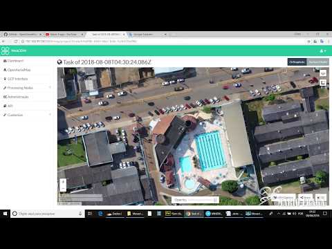 Open Drone Map - WebODM - Plataforma para Processamento de Imagens de Drone - Free -  Open Source