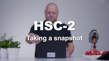 Taking a snapshot with Senop HSC-2 hyperspectral camera