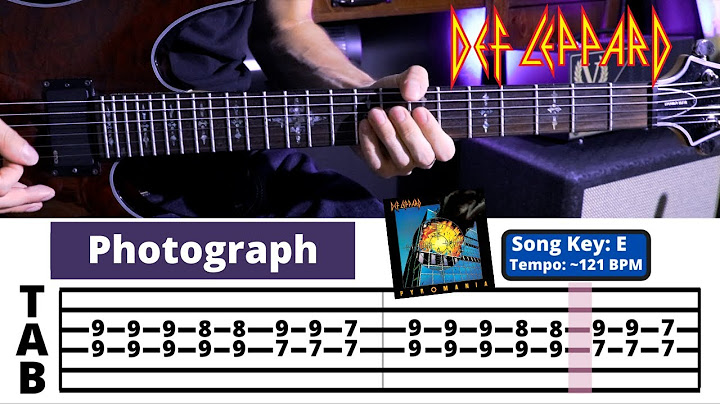 Photograph Guitar version - Guitar performance video thumbnail