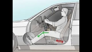 طريقة الجلوس الصحيحة اثناء القيادة