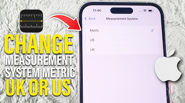 How To Change Measurement System on iPhone Metric, UK or US