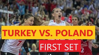 Turkey vs Poland Women's CEV EuroVolley 2021 - Türkiye Polonya Voleybol Maçı 2021