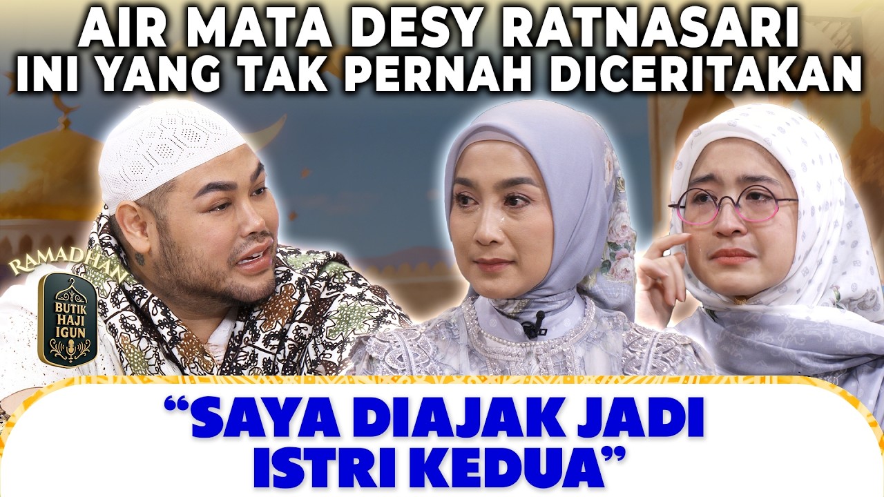 DESY RATNASARI DIDEKATI PRIA BERISTRI, NASYWA: “BAWA ISTRINYA KE SINI OM!” | BUTIK HAJI IGUN