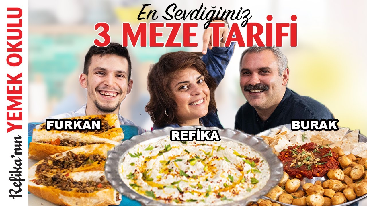 En Sevdiğimiz 3 Mezeyi Oyladık! |Muhammara, Mütebbel, Mantar Kokoreç Nasıl Yapılır? | Meze Tarifi