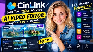 CinLink AI Video Editor Review: Edit, Translate & Repurpose Videos With AI screenshot 4