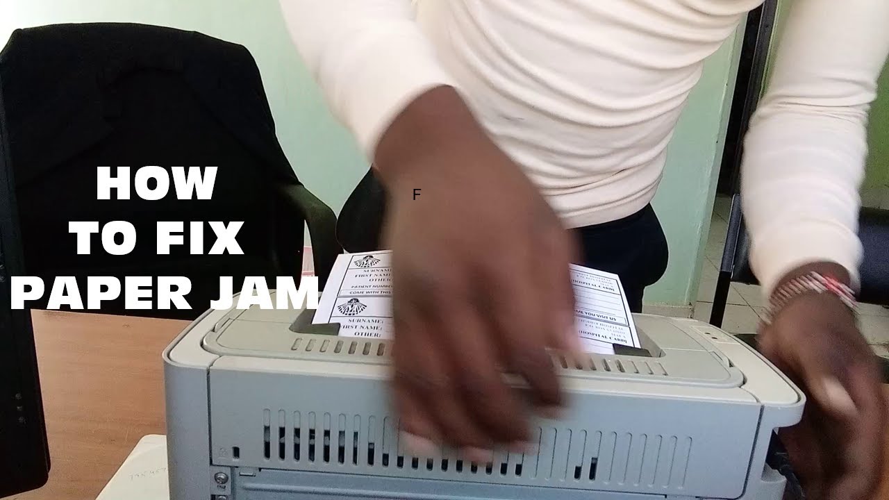 PAPER JAM HP LASERJET YouTube