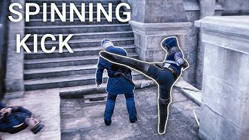 AC Unity: Spinning Kick Technique