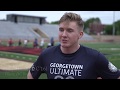 Georgetown university alumni playing professional ultimate frisbee for the dc breeze