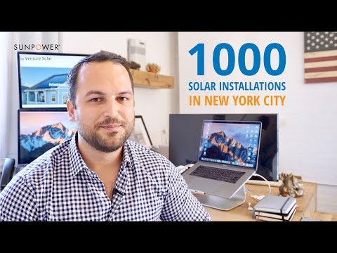 1000 Venture Solar Installations in New York City