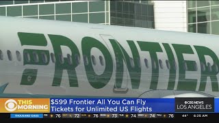 Frontier Airlines offering year's worth of flights for $599
