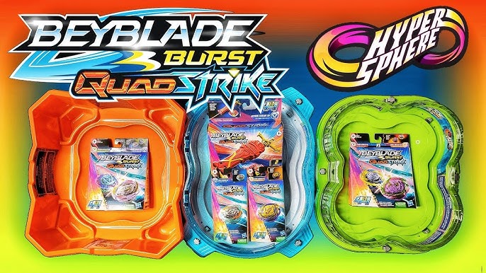 Beyblade Burst QuadStrike Zeal Nyddhog N8 Spinning Top Single Pack,  Battling Game Top Toy