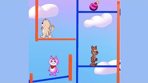 Rescue Kitten - Pull the Pin - Android and IOS New updated level Game - joydit hasnu