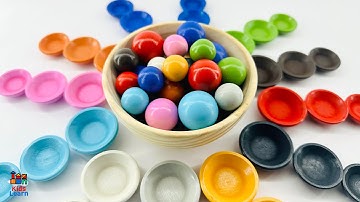 Learn Shapes, Sizes, Counting 1 to 10 + Colors | Best Preschool Toddler Learning Toy Video