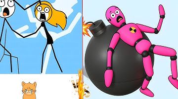 THROUGH THE WALL 🚪 VS RAGDOLL BREAK & KICK💥 | Funny Battle Challenge 😂