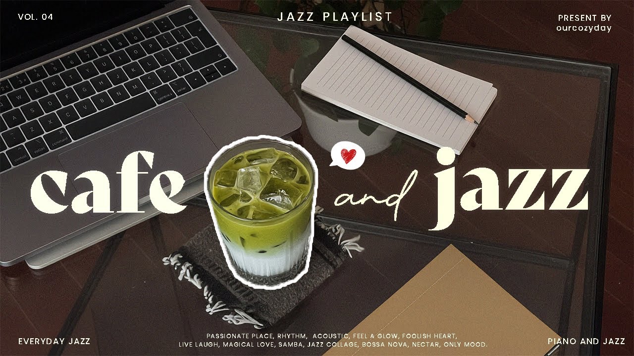 Playlist | Mood UP and Tension UP With Spring Coffee Jazz BGM☕ | Calm and refreshing work cafe music
