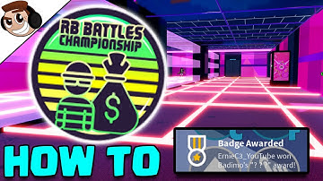 HOW TO GET: RB BATTLES JAILBREAK BADGE (Easiest Guide)