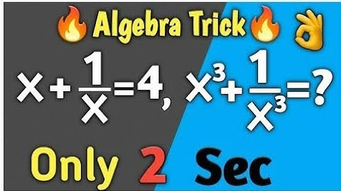 algebra | 2 sec की trick | part 2 | maths tricks | vedic maths #shorts #mathstricks #viral #trending
