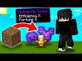MINECRAFT BUT, GRASS BLOCKS DROP OP ITEMS !!!