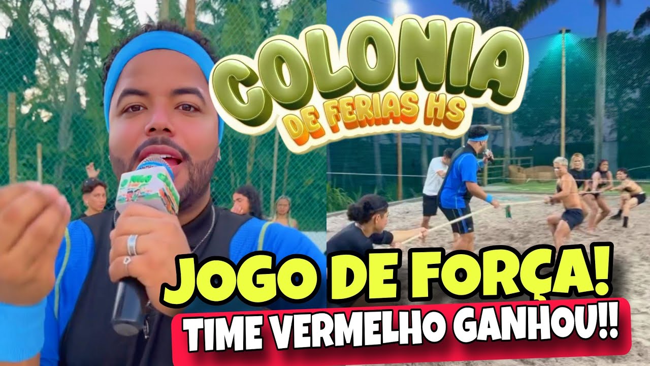 COLÔNIA DE FÉRIAS HS + TIME VERMELHO GANHOU A PROVA 😱