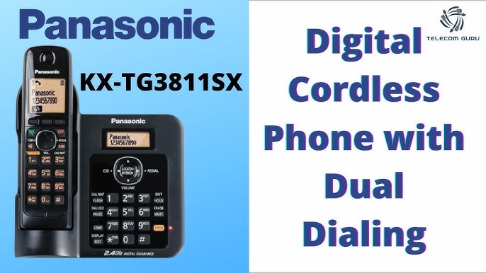 Téléphone filaire Panasonic KX-TSC8208CID - Le Petit Bana Bana