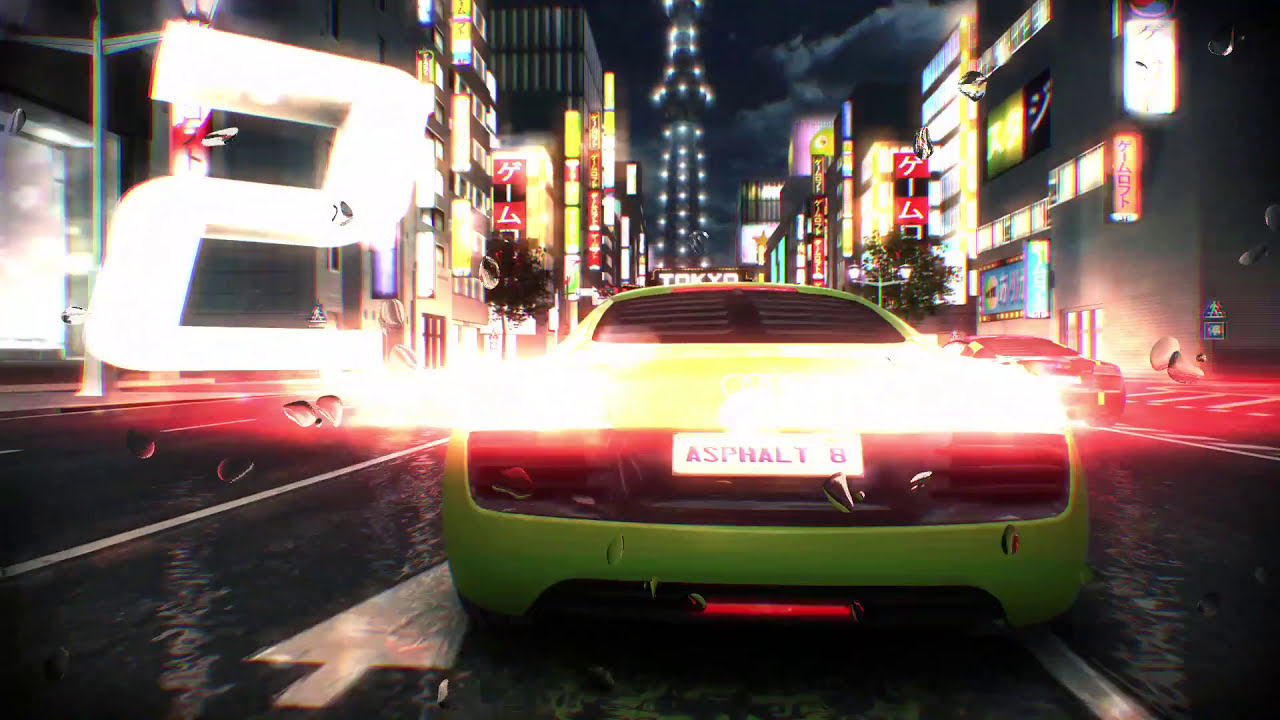 Asphalt 8 Airborne | Tokyo | Audi R8 eTron [GamePlay] - YouTube