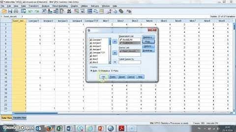 SPSS Explore Split file Select cases