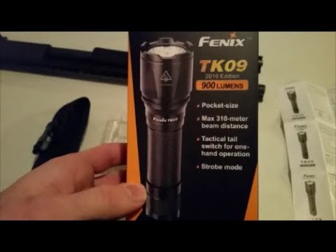 Fenix TK09 (2016 edition) Tactical Flashlight Review