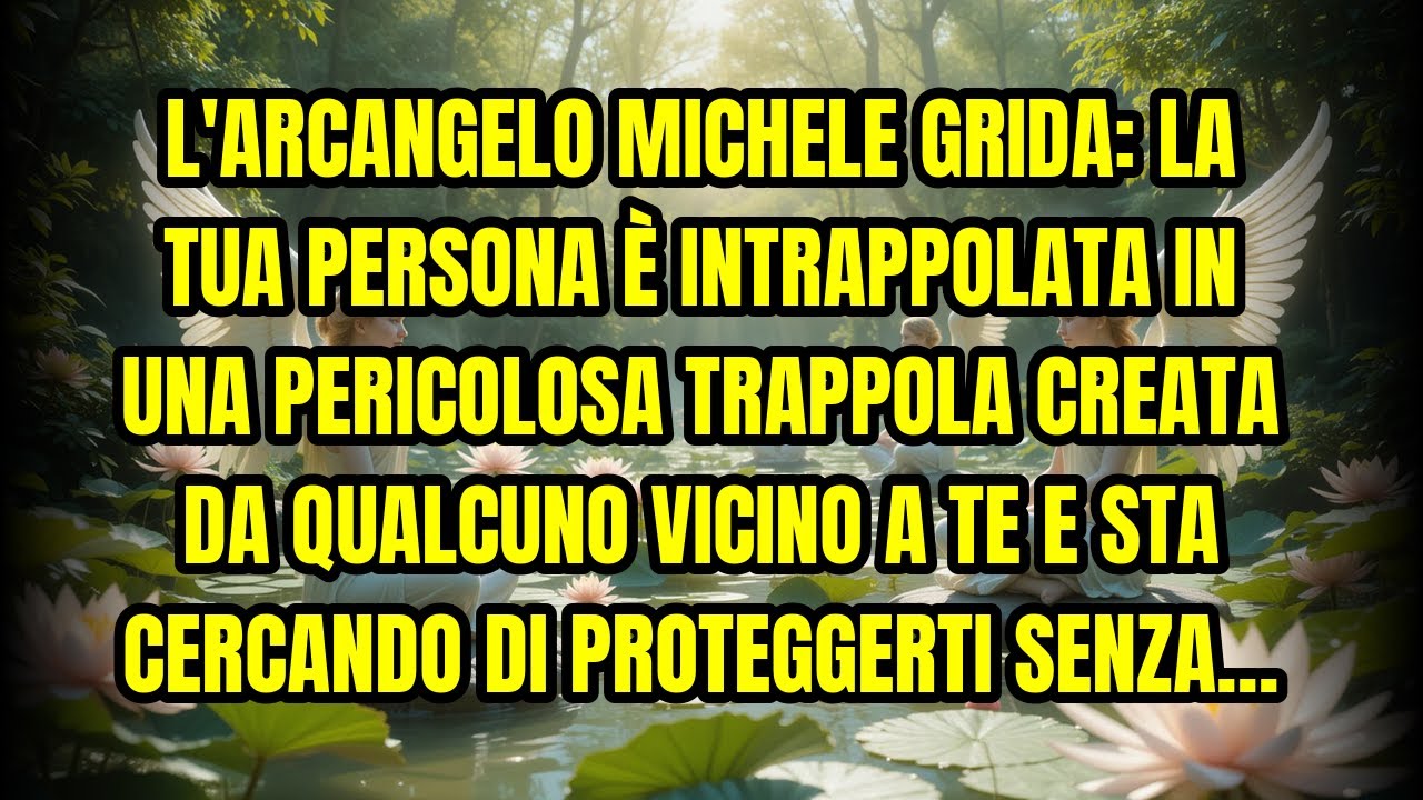 L'ARCANGELO MICHELE GRIDA: LA TUA PERSONA È INTRAPPOLATA IN UNA PERICOLOSA TRAPPOLA CREATA DA QUA...
