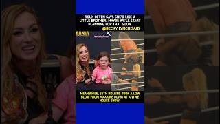 Becky Lynch & Seth Rollins' family plans in jeopardy because of Maxxine Dupri #beckylynch #wweraw