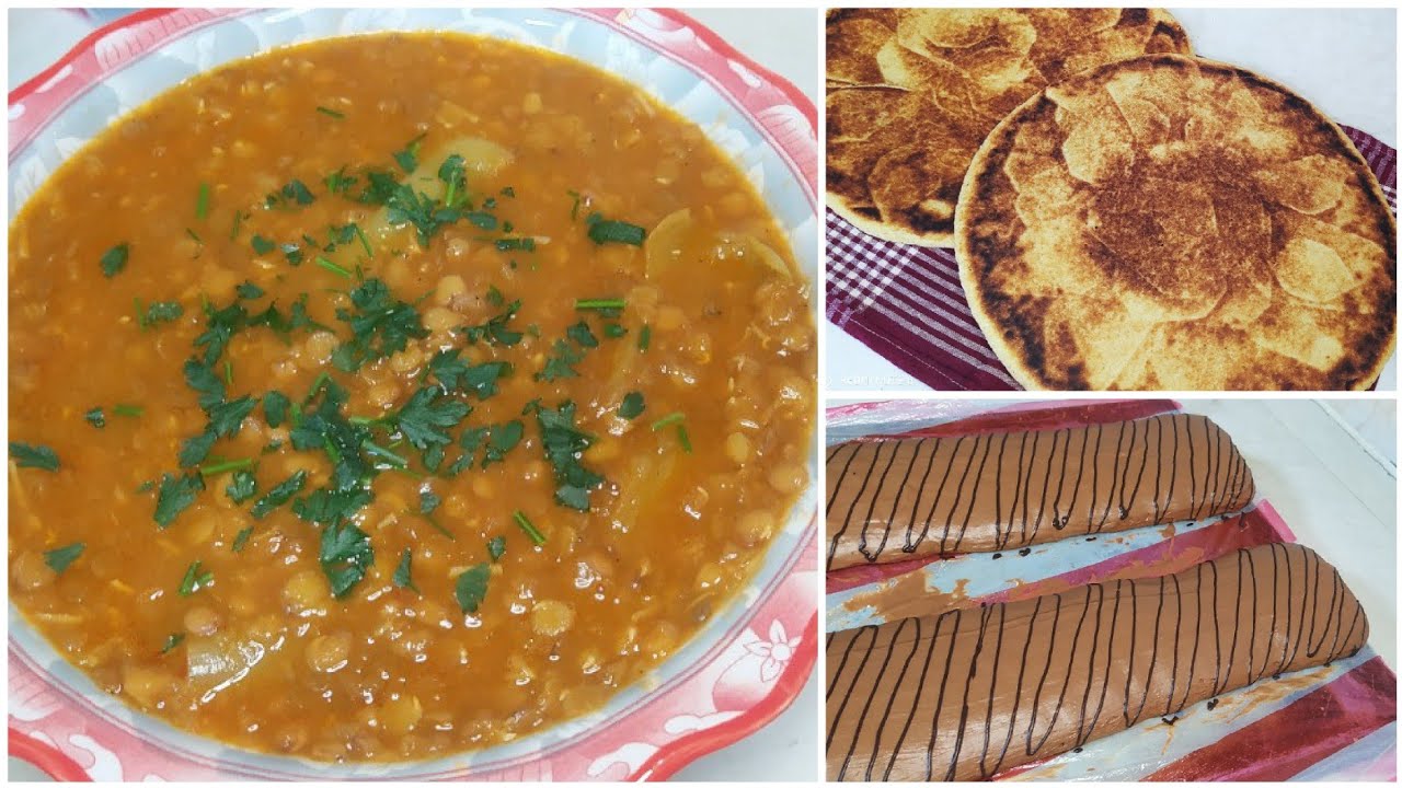 عدس بنة وخثورية بدون لحوم