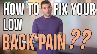 2 Movements to Instantly Fix Low Back Pain