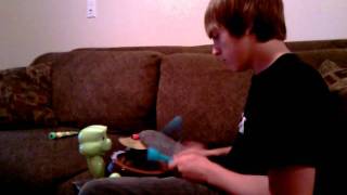Playin the Turtle Drums. Haha!