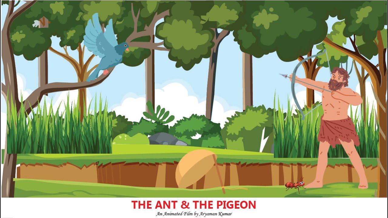 The Ant & The Pigeon 🐜🕊 | A Moral Story for Kids | An Animated Story in ...