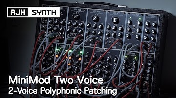 MiniMod Two Voice - A Polyphonic SEM-Inspired Eurorack system layout with the GEMINI 2412