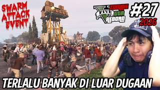 EVENT HORDE: BASE ABSOLUTELY DECIMATED BY ZOMBIE HORDE | GTA ZOMBIE REBORN #27