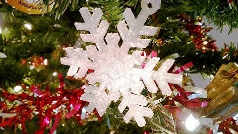 Snowflake Ornament - 3D Printed - HD