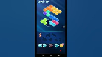 BLOCK HEXA PUZZLE LEVEL 40 ANSWERS LETTER LEVEL PACK