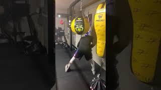 Paul Spadafora hitting the wrecking ball bag ​⁠@Spadaforaboxing