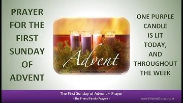 Prayer for the 1st Sunday of Advent