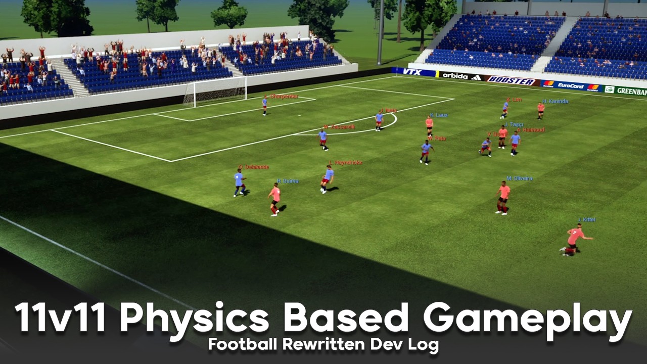 I Made A Football Game with No Match Scripting!