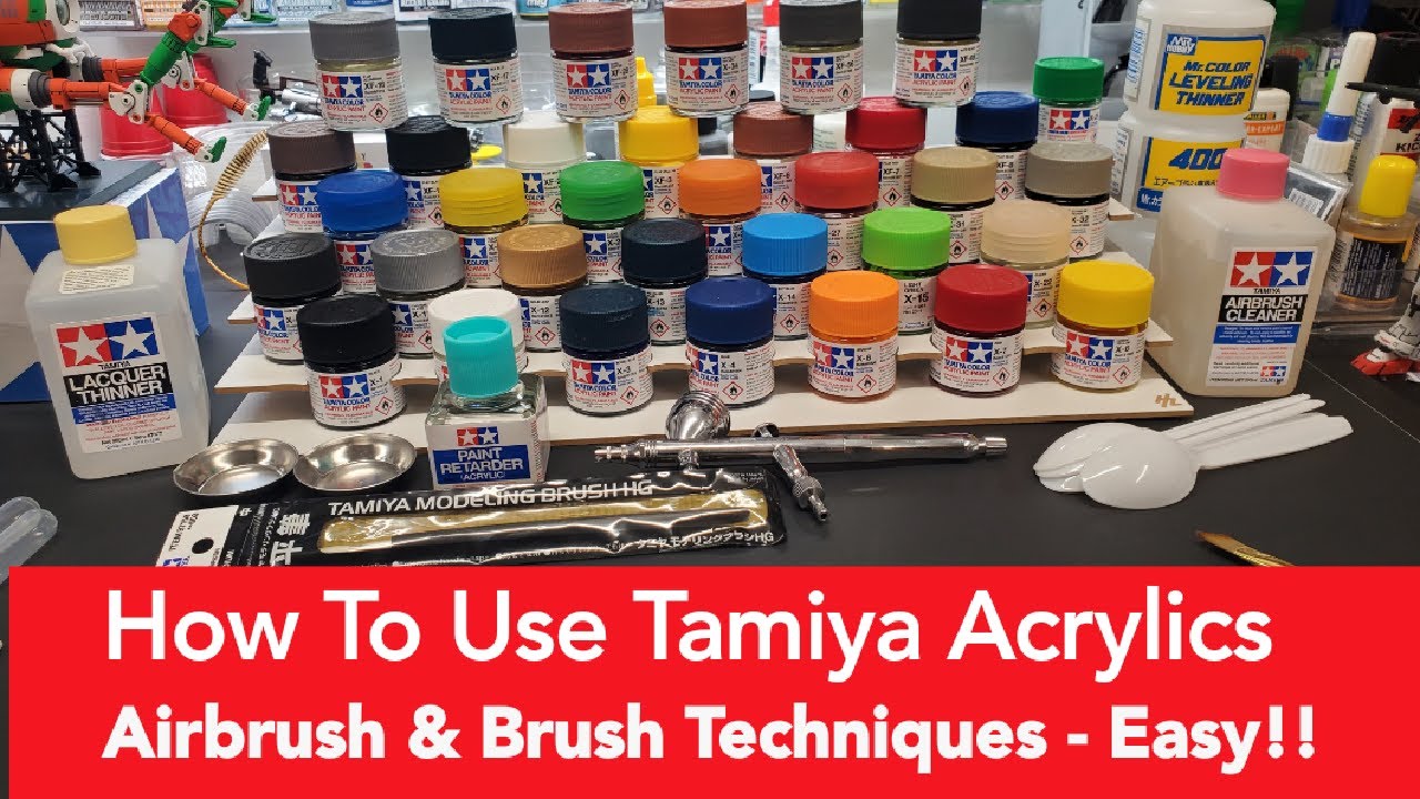 Get pro body painting results using Tamiya paint and accessories