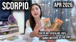 Scorpio The Answers Are All Around You! Don’t Run Away! April 2026 Scorpio Tarot Reading Wealth