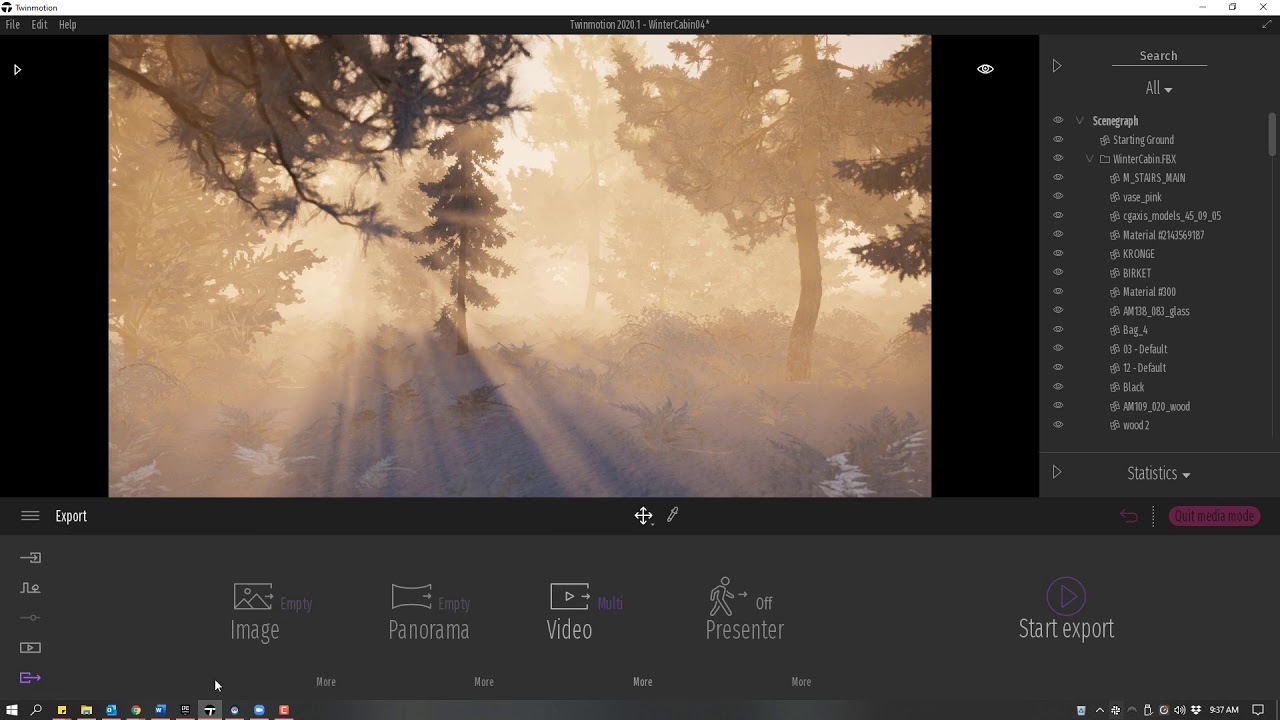 twinmotion export video
