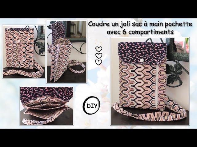 Coudre un sac à main pochette en tissu pour téléphone portable 6