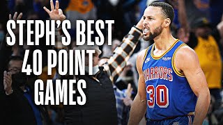 Every Time Steph Went For 40! 🔥