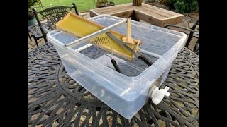 DIY HONEYCOMB DECAPPING TUB