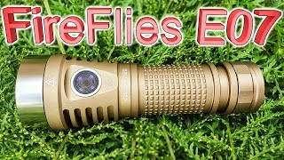 Trail Trek review Fireflies e07 EDC 21700 LED flashlight