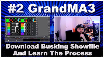 #2 GrandMA3 Busking Show file with Michael Green