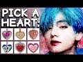 Pick a Heart to Reveal which BTS Member is your Soulmate