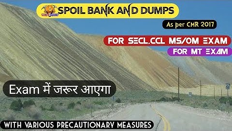 Spoil bank and dump || Opencast mining OB dump